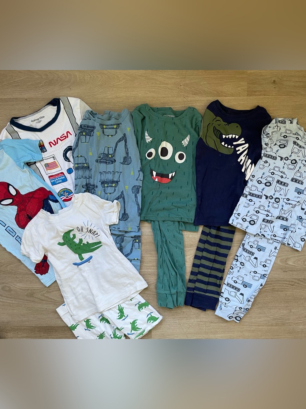 Bundle of Boys PJs Sets size 5T